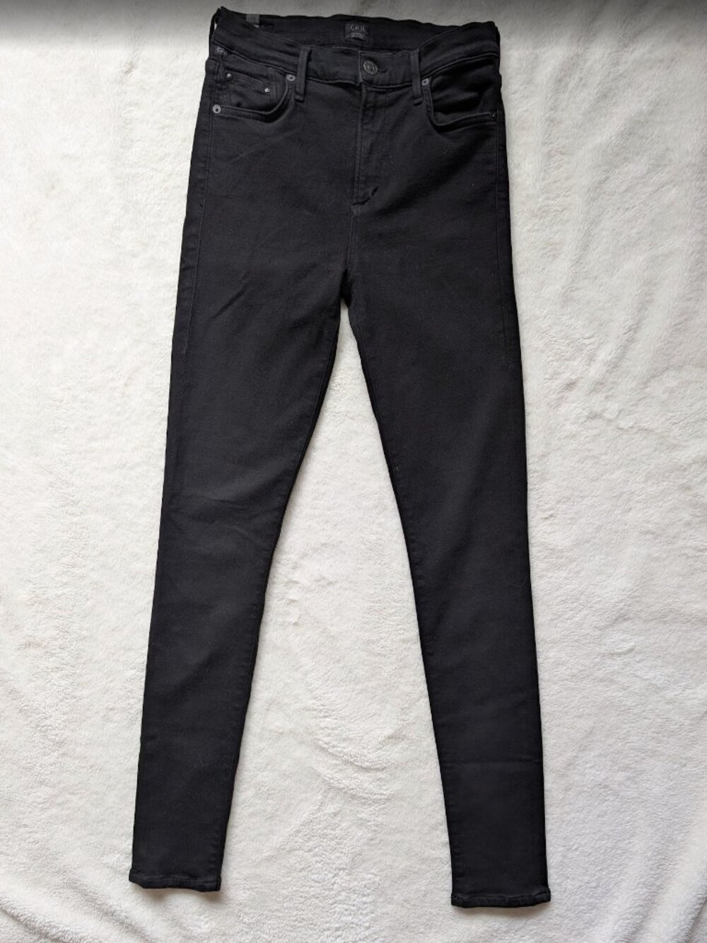 Citizens Of Humanity Jeans 28 Black Rocket High Rise Skinny